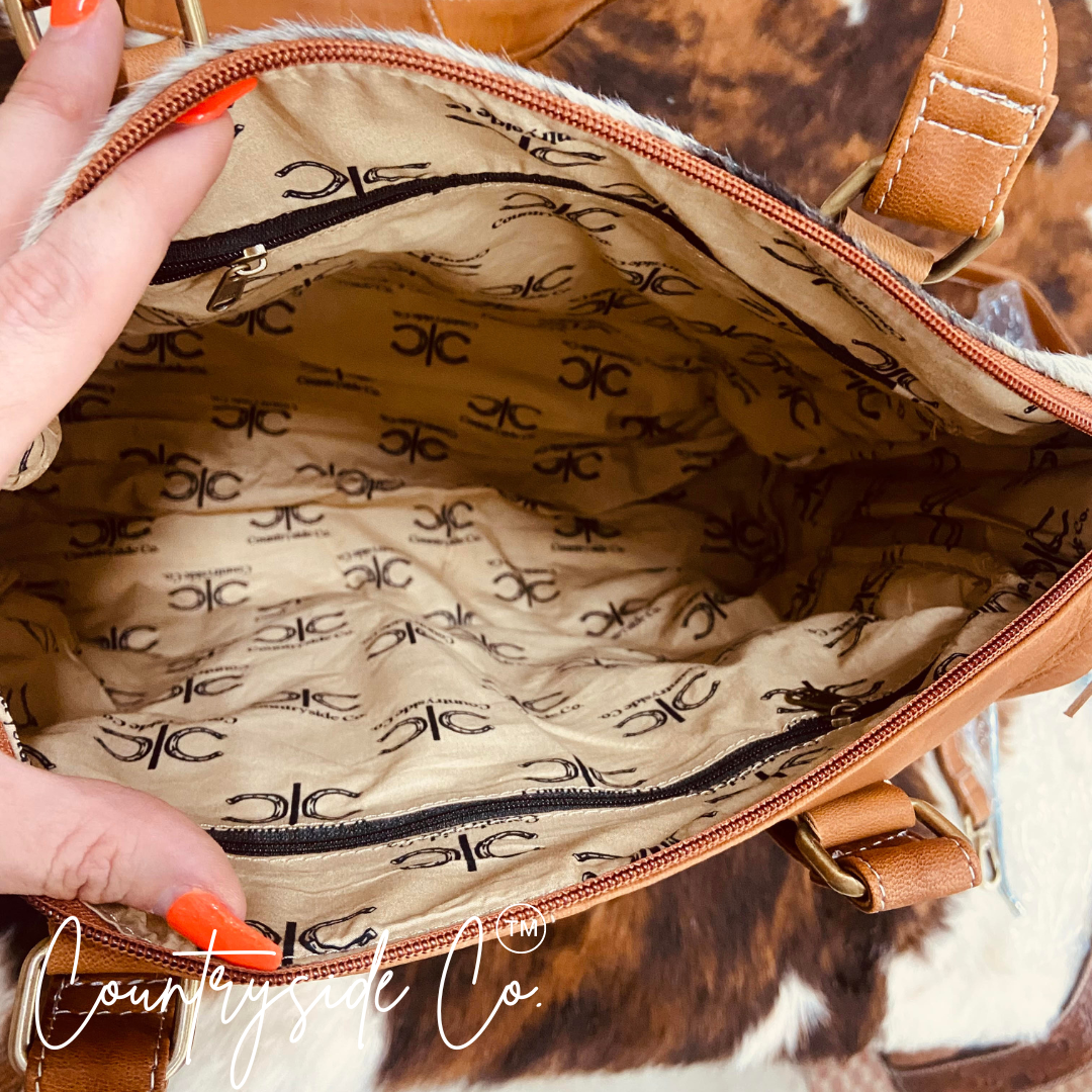 Laramie Cowhide Tooled Leather Concealed Carry Bag, Summer Edition Limited Made