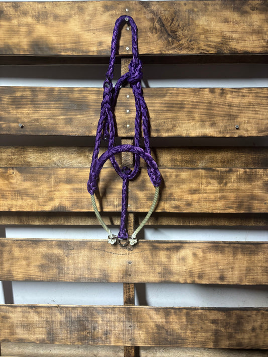 Custom Lariat Noseband Halter W/O attached lead rope