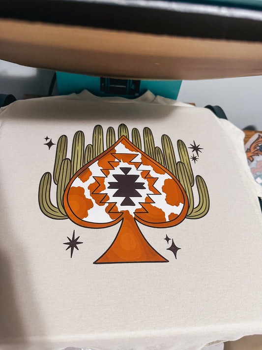 Cactus Spade Graphic Tee