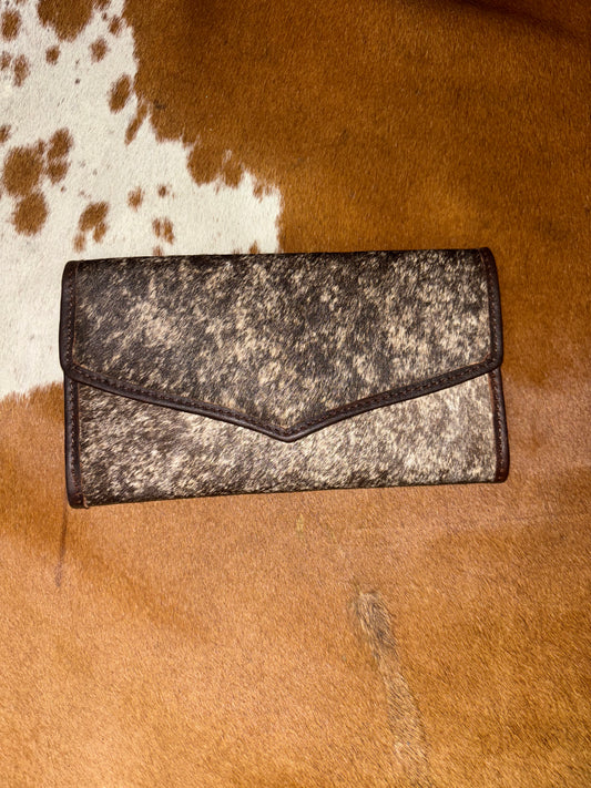 All Brown Cowhide Wallet