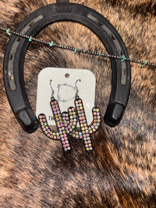 Cactus Bling Earrings