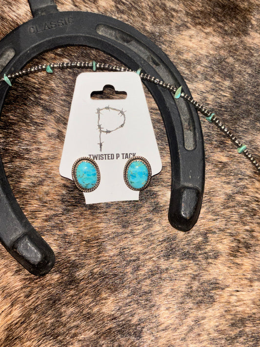 HADA #8 Turquoise Earrings
